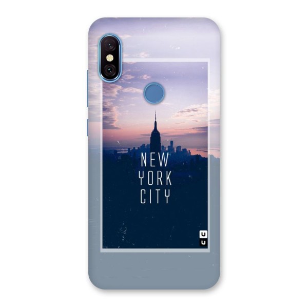 Sleepless City Back Case for Redmi Note 6 Pro