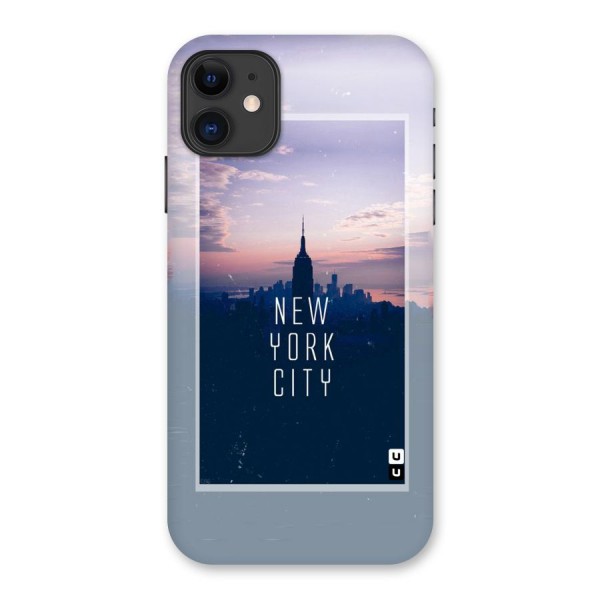 Sleepless City Back Case for iPhone 11