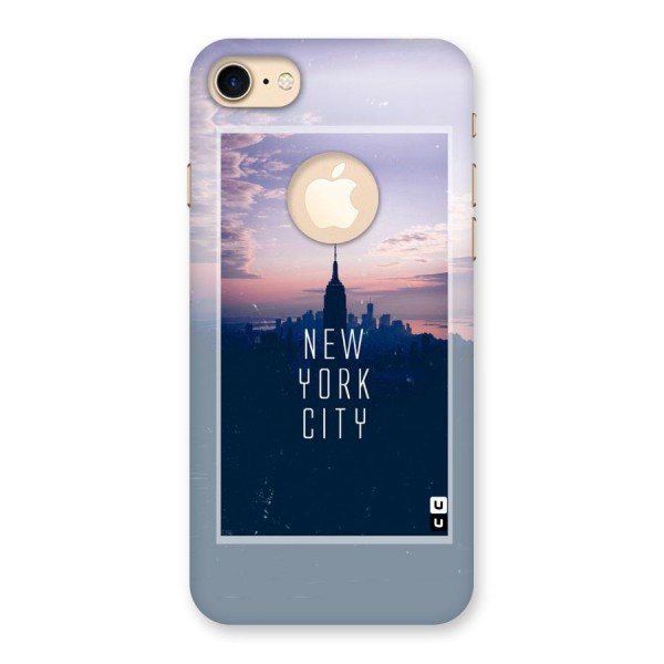 Sleepless City Back Case for iPhone 8 Logo Cut