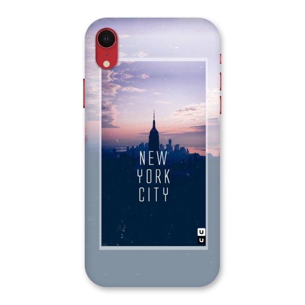 Sleepless City Back Case for iPhone XR