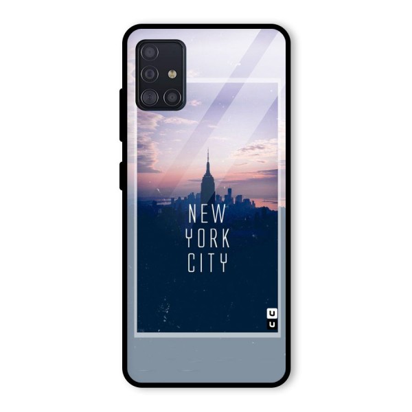 Sleepless City Glass Back Case for Galaxy A51