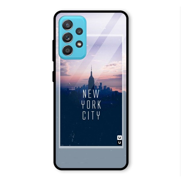 Sleepless City Glass Back Case for Galaxy A52s 5G