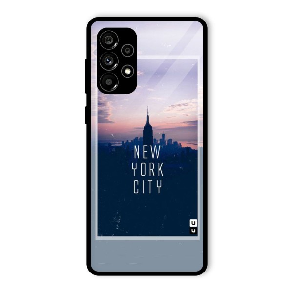 Sleepless City Glass Back Case for Galaxy A73 5G