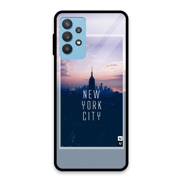 Sleepless City Glass Back Case for Galaxy M32 5G