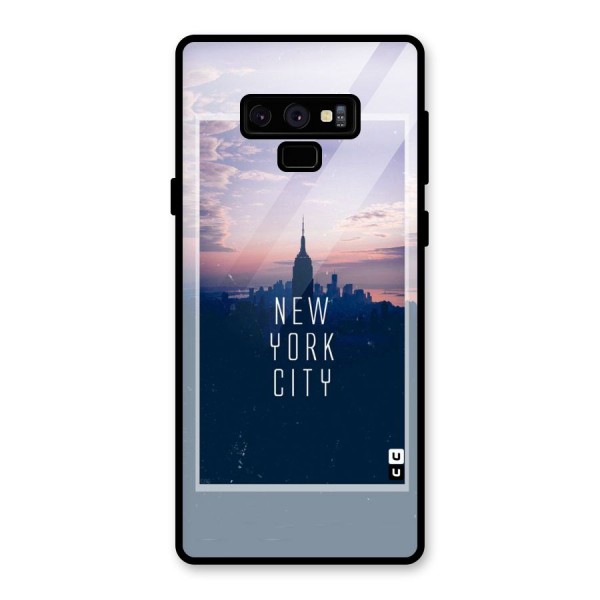 Sleepless City Glass Back Case for Galaxy Note 9