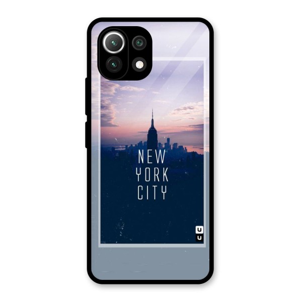 Sleepless City Glass Back Case for Mi 11 Lite