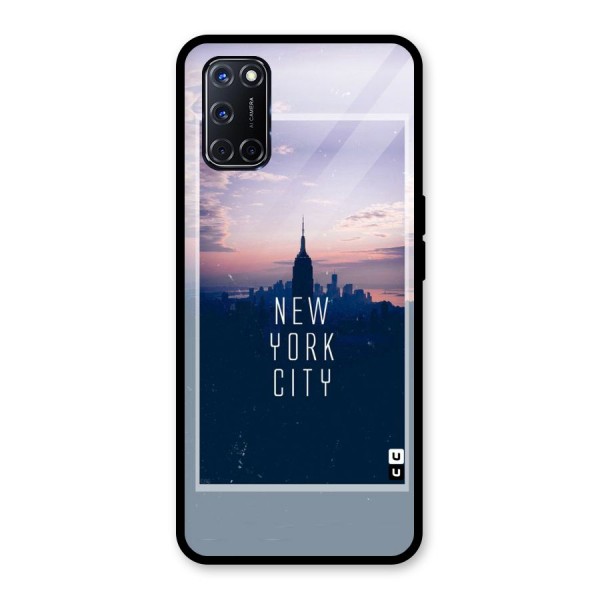 Sleepless City Glass Back Case for Oppo A52