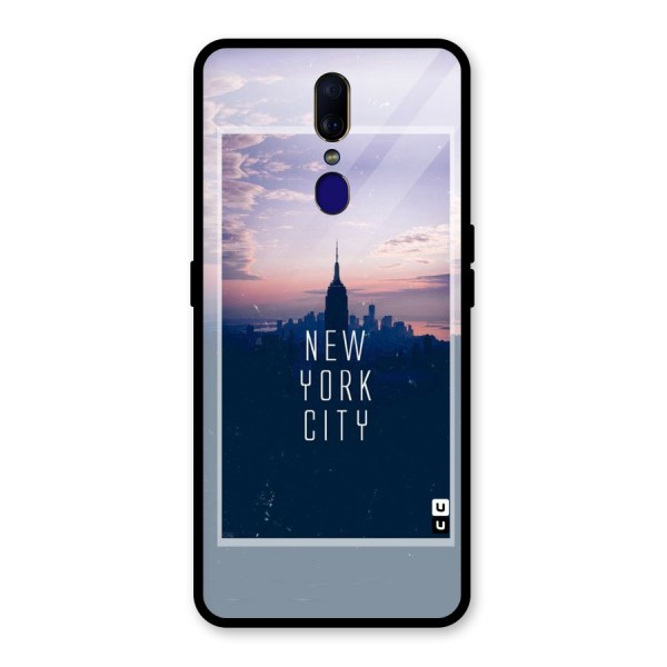 Sleepless City Glass Back Case for Oppo F11