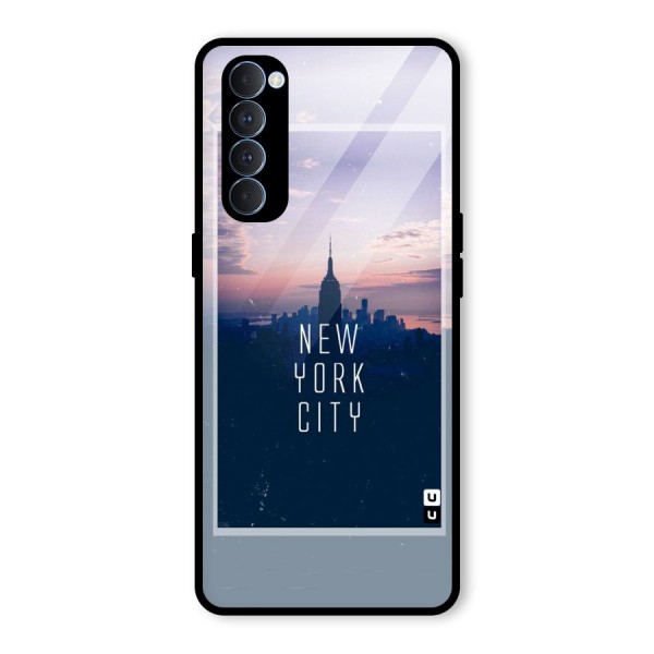 Sleepless City Glass Back Case for Oppo Reno4 Pro