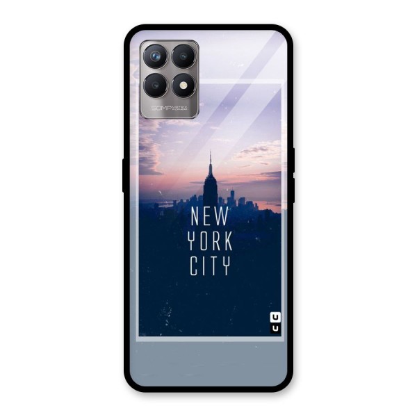 Sleepless City Glass Back Case for Realme 8i