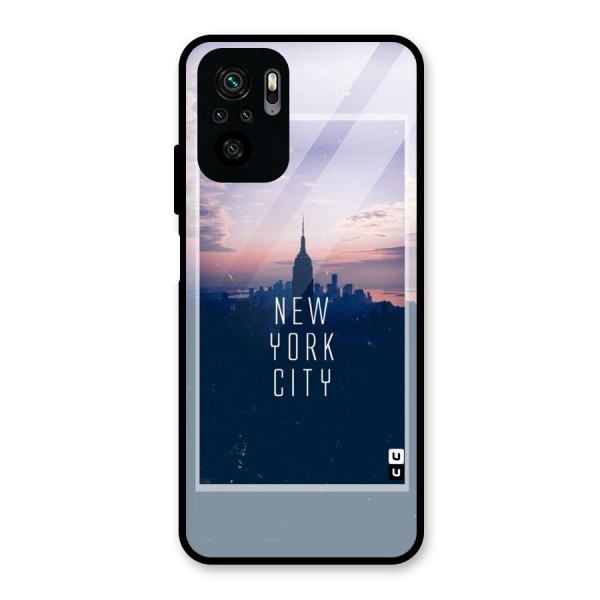 Sleepless City Glass Back Case for Redmi Note 10