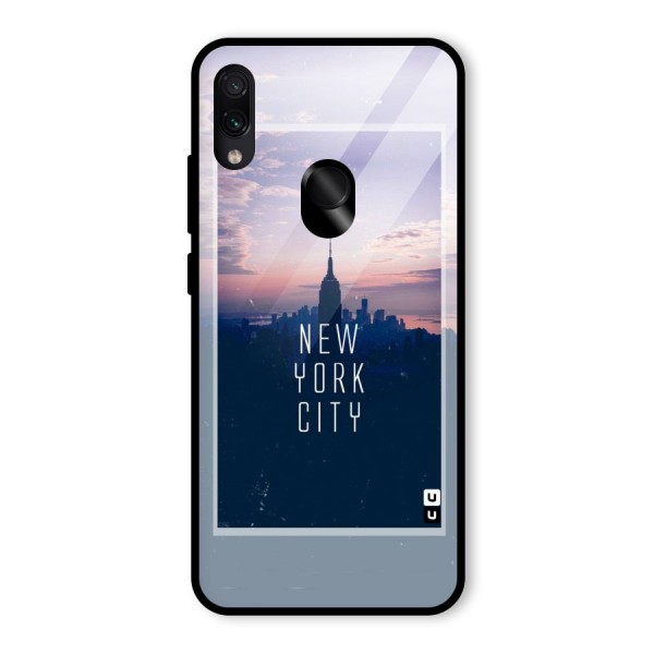 Sleepless City Glass Back Case for Redmi Note 7