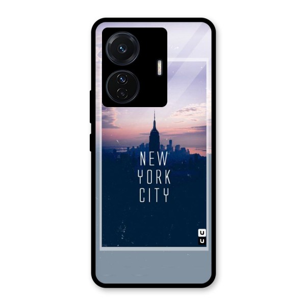 Sleepless City Glass Back Case for Vivo T1 Pro