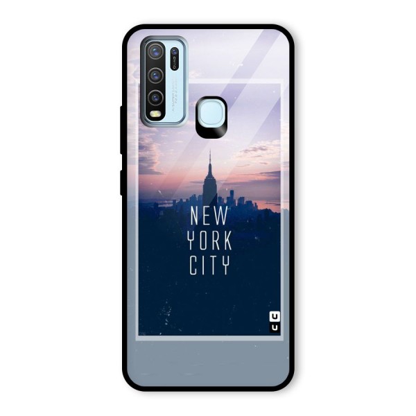 Sleepless City Glass Back Case for Vivo Y30