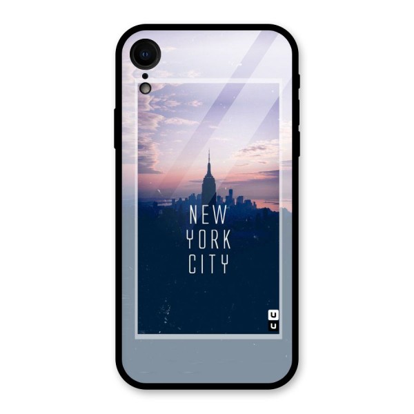 Sleepless City Glass Back Case for XR