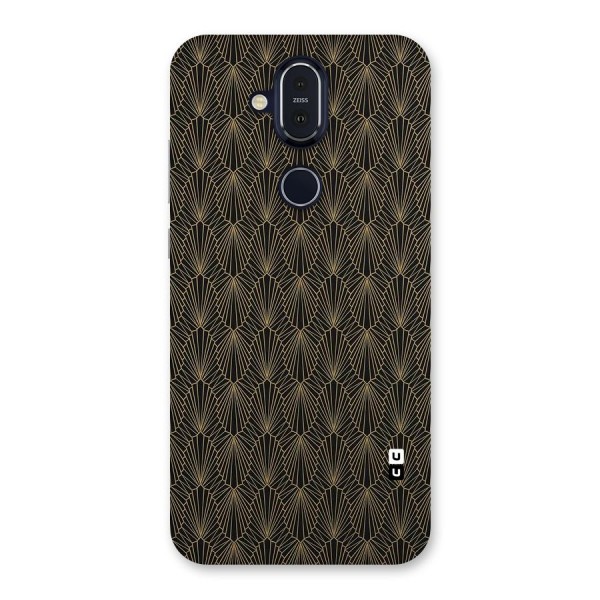 Small Hills Lines Back Case for Nokia 8.1