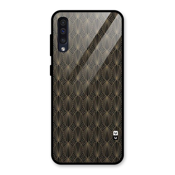 Small Hills Lines Glass Back Case for Galaxy A50s