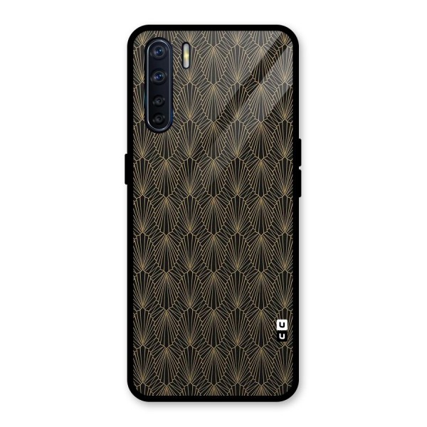 Small Hills Lines Glass Back Case for Oppo F15