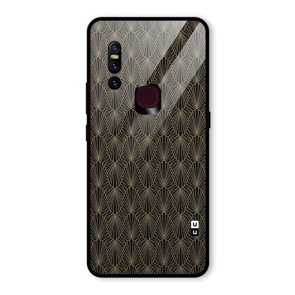 Small Hills Lines Glass Back Case for Vivo V15