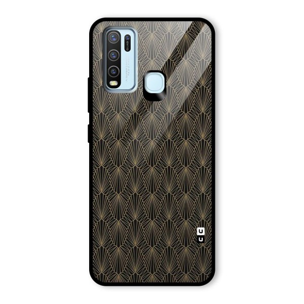 Small Hills Lines Glass Back Case for Vivo Y30