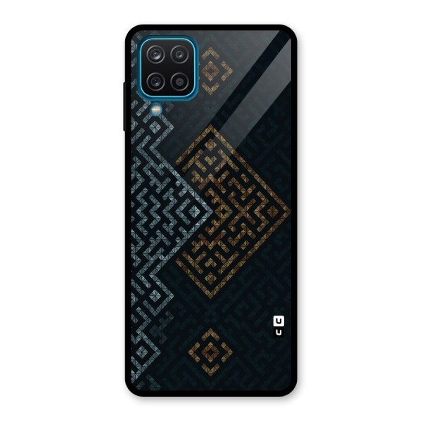 Smart Maze Glass Back Case for Galaxy A12