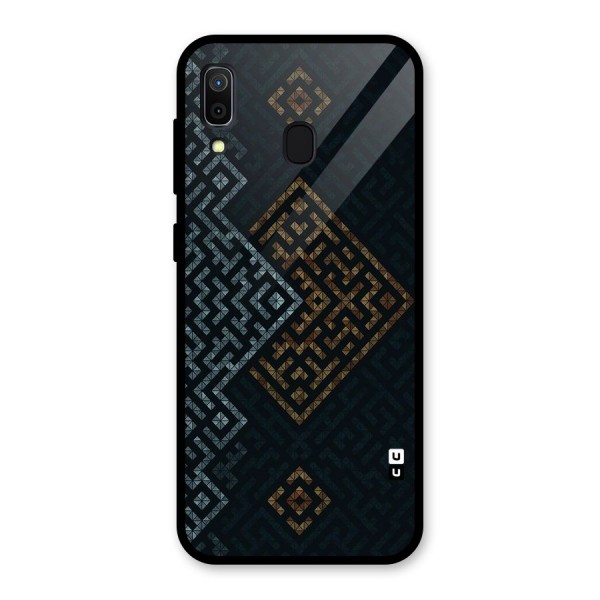 Smart Maze Glass Back Case for Galaxy A30