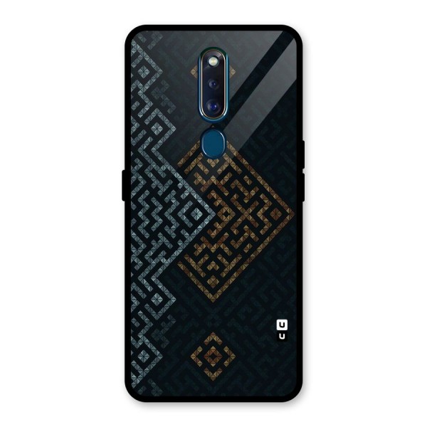 Smart Maze Glass Back Case for Oppo F11 Pro