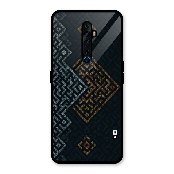 Smart Maze Glass Back Case for Oppo Reno2 Z