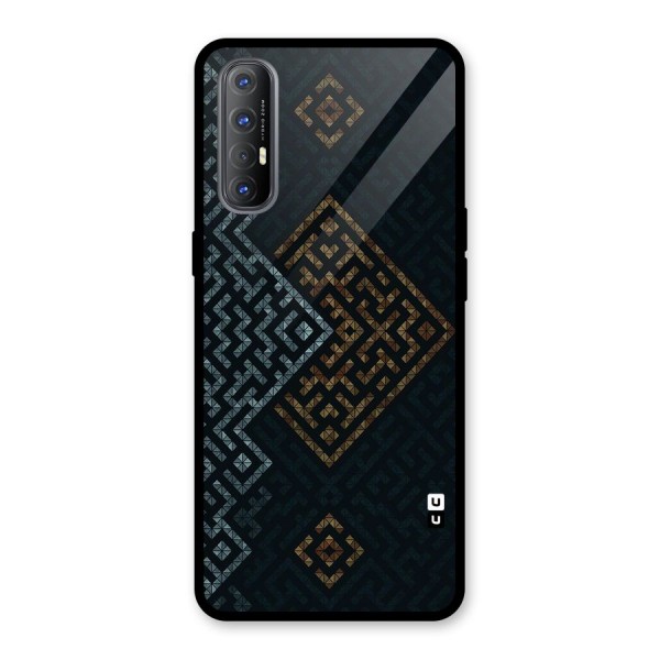 Smart Maze Glass Back Case for Oppo Reno3 Pro