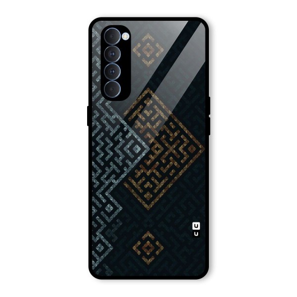 Smart Maze Glass Back Case for Oppo Reno4 Pro