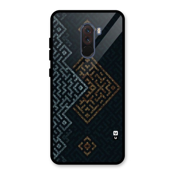 Smart Maze Glass Back Case for Poco F1