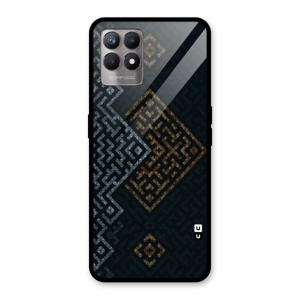 Smart Maze Glass Back Case for Realme 8i