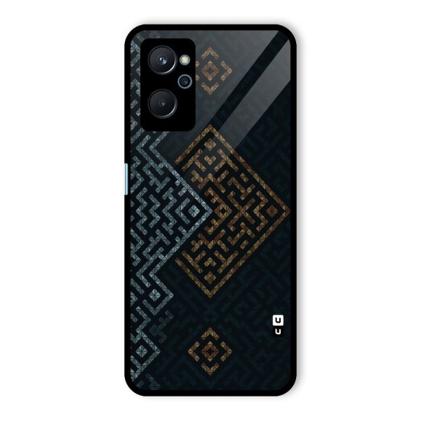 Smart Maze Glass Back Case for Realme 9i