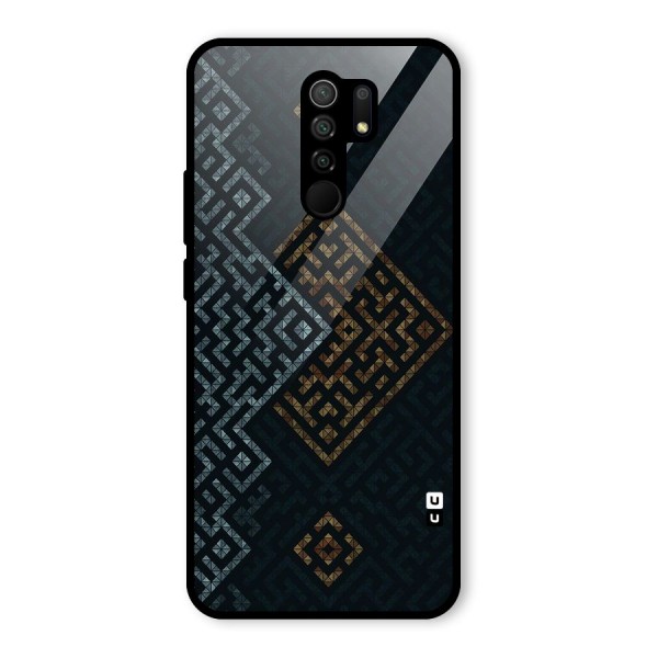 Smart Maze Glass Back Case for Redmi 9 Prime