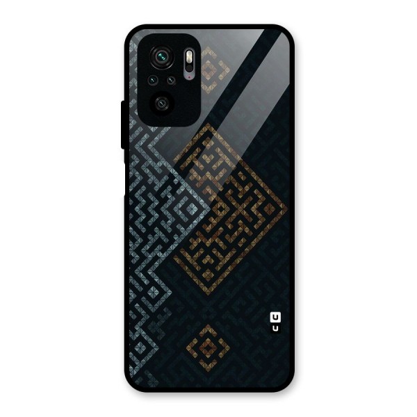 Smart Maze Glass Back Case for Redmi Note 10