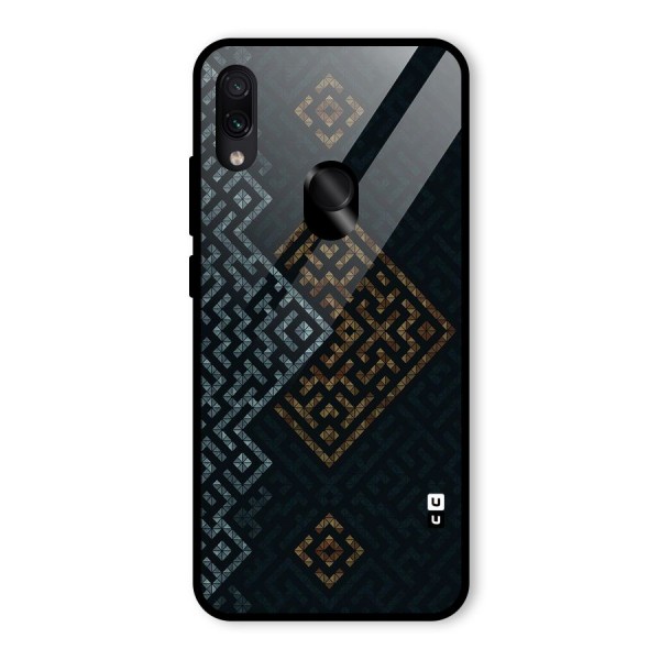 Smart Maze Glass Back Case for Redmi Note 7