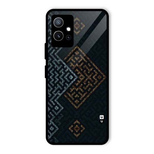 Smart Maze Glass Back Case for Vivo T1 5G