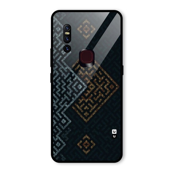 Smart Maze Glass Back Case for Vivo V15