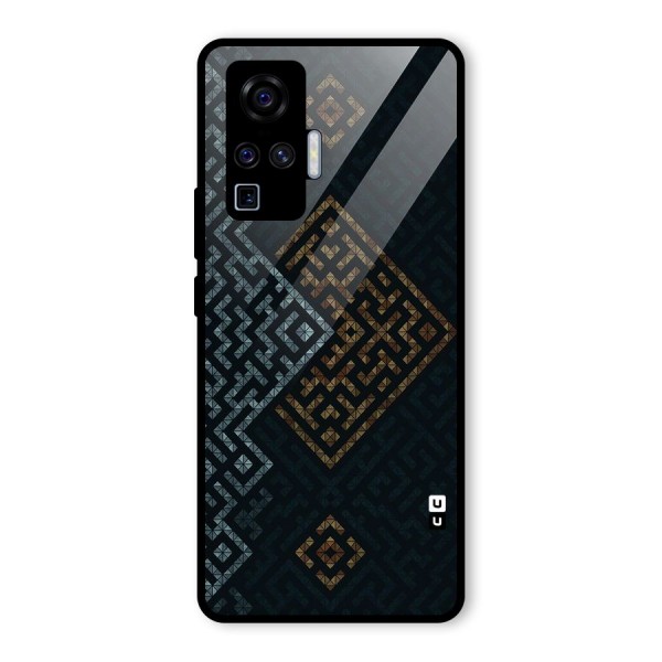 Smart Maze Glass Back Case for Vivo X50 Pro