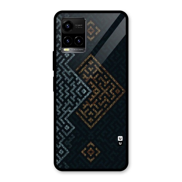 Smart Maze Glass Back Case for Vivo Y21A