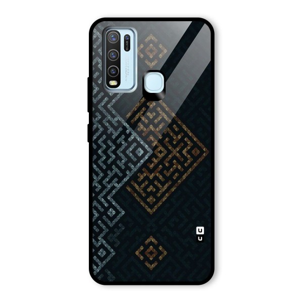 Smart Maze Glass Back Case for Vivo Y30