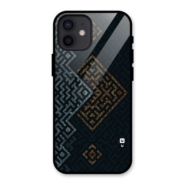 Smart Maze Glass Back Case for iPhone 12