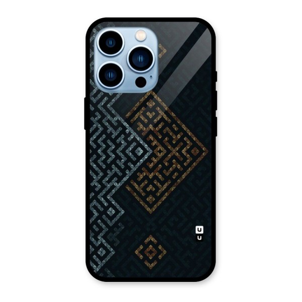 Smart Maze Glass Back Case for iPhone 13 Pro