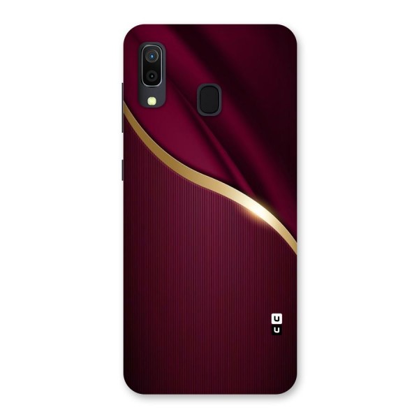 Smooth Maroon Back Case for Galaxy A20