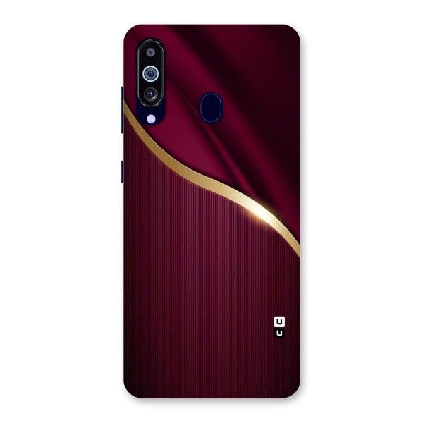 Smooth Maroon Back Case for Galaxy A60