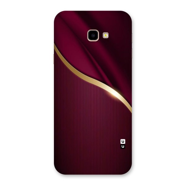 Smooth Maroon Back Case for Galaxy J4 Plus