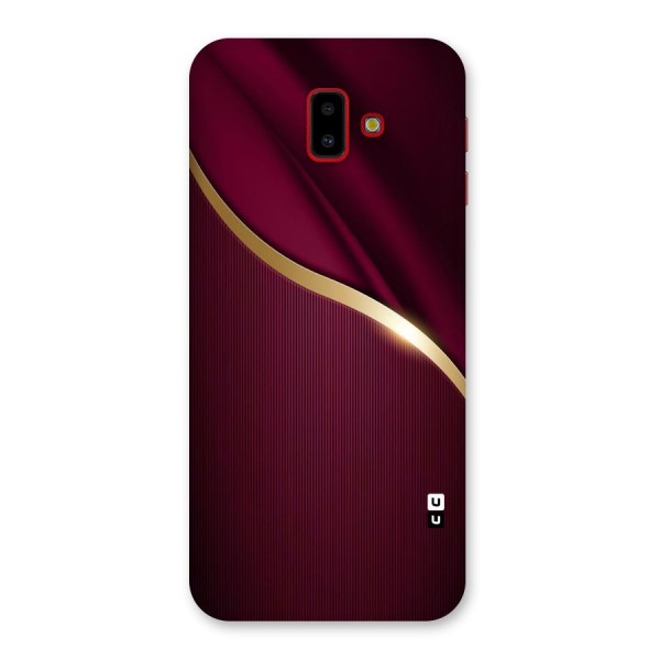 Smooth Maroon Back Case for Galaxy J6 Plus