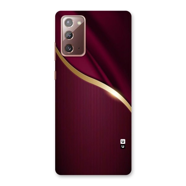 Smooth Maroon Back Case for Galaxy Note 20