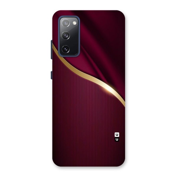 Smooth Maroon Back Case for Galaxy S20 FE