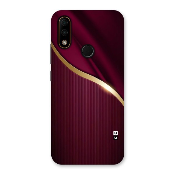 Smooth Maroon Back Case for Lenovo A6 Note